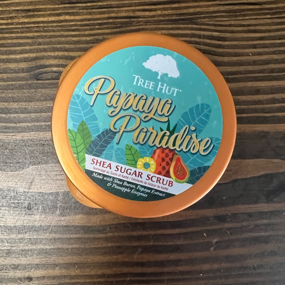 Tree Hut Papaya Paradise Shea Sugar Scrub - Vibrant Orange